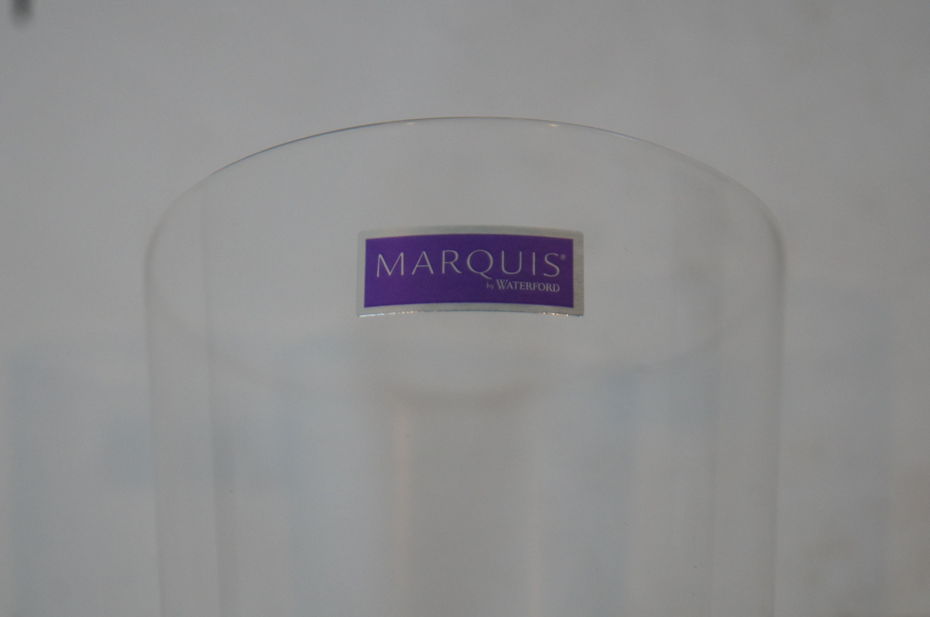 Set of 4 Waterford Marquis Crystal Vintage Pilsner Glasses Beer Germany 102087M 3