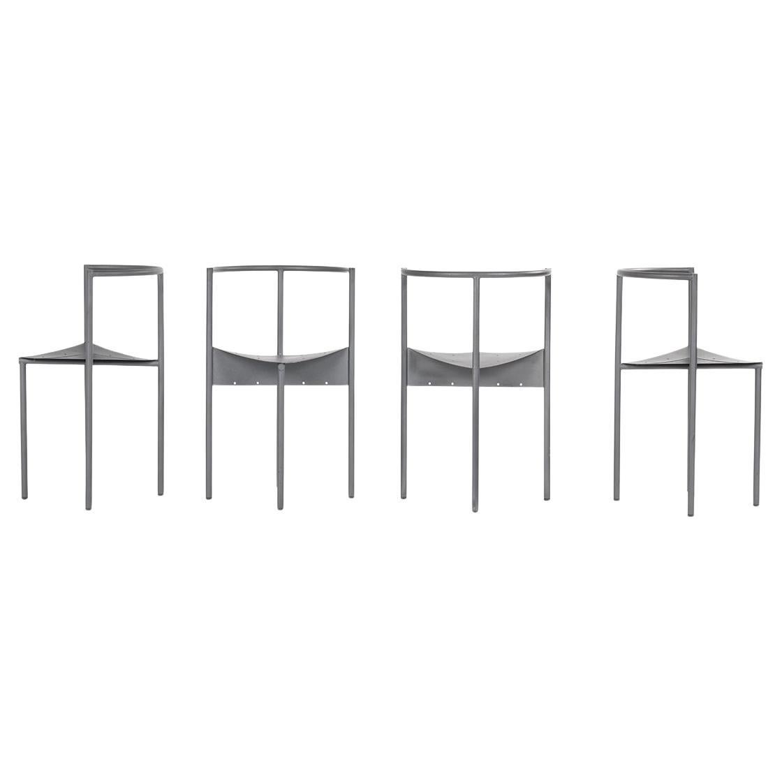 Set of 4 Wendy Wright chairs by Philippe Starck for Disform 1986 For Sale
