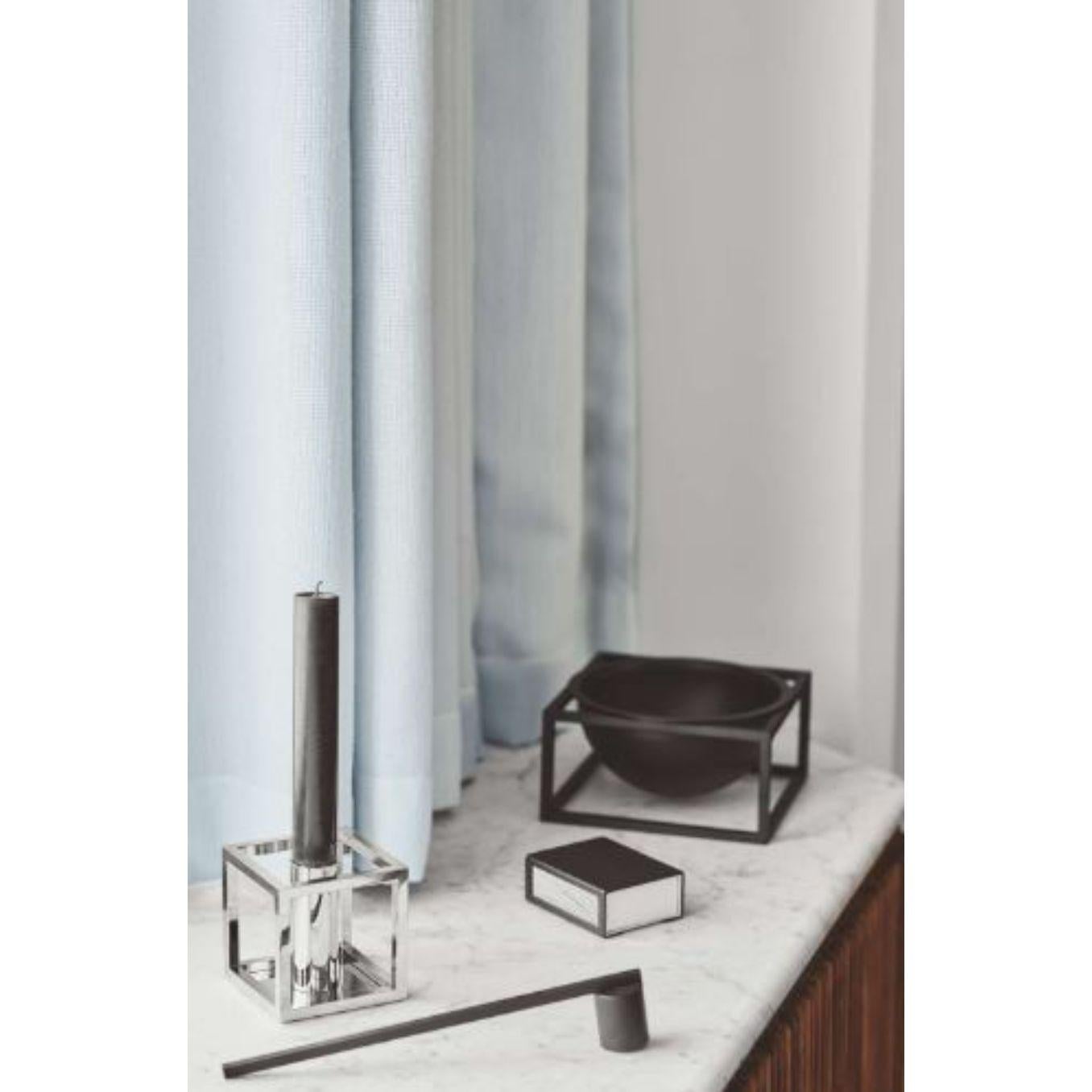 Set di 4 portacandele bianchi Kubus 1 di By Lassen in vendita 5