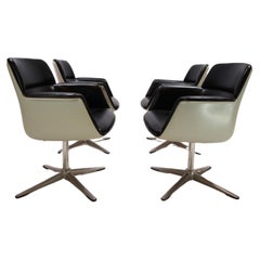 Ensemble de 4 chaises de salle à manger/de bureau Wilkhahn 250 par Friso Kramer