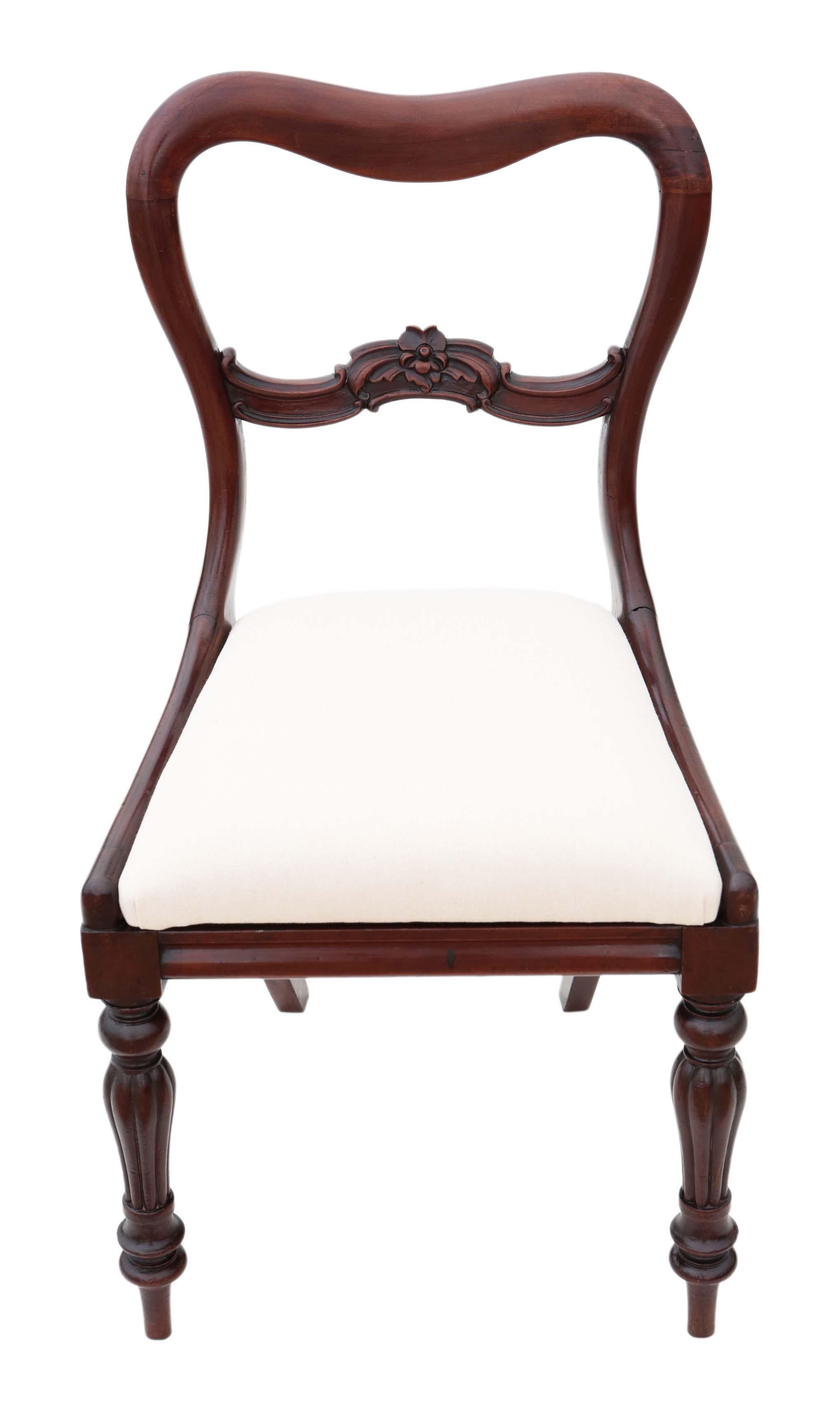 william iv dining chairs