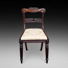 Set of 4 William IV Rosewood Dining Chairs