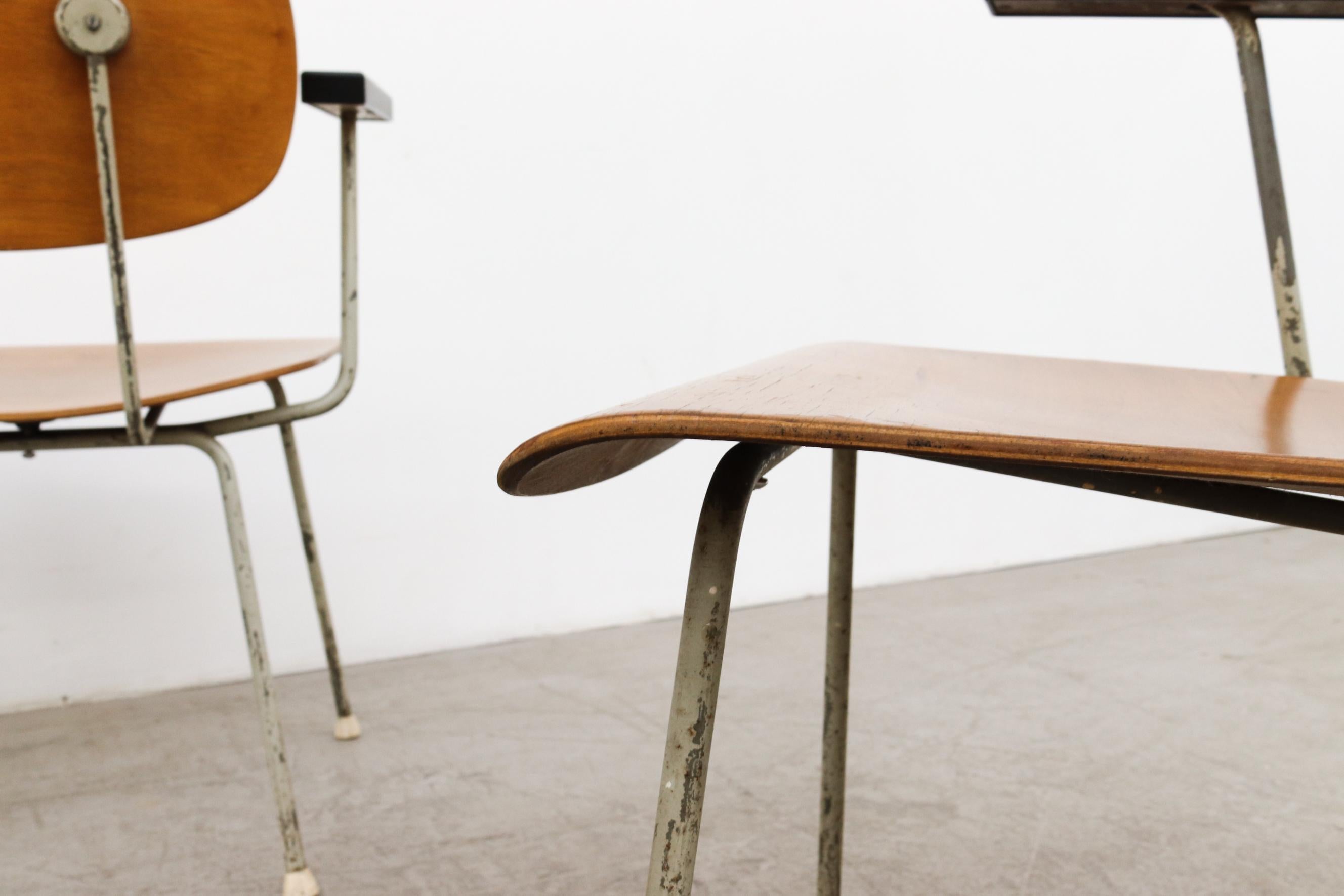 4er-Set  Wim Rietveld Modell „216“ Sessel für Gispen im Angebot 9