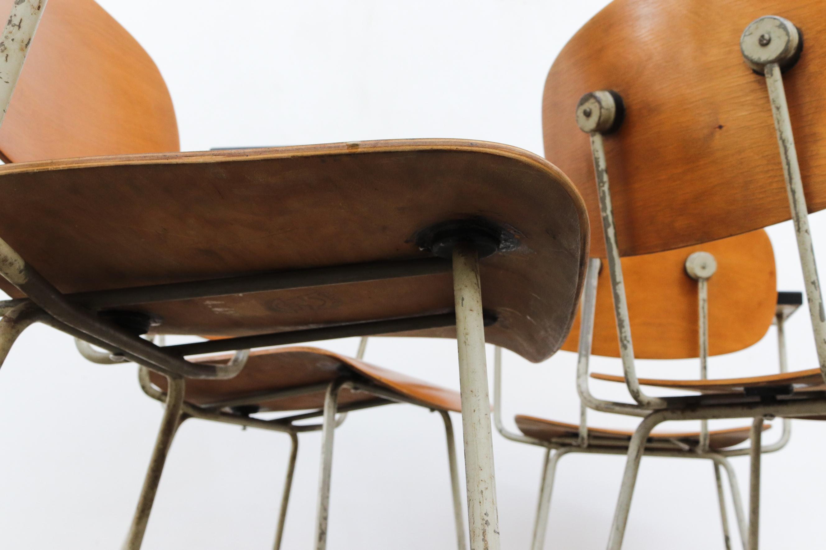 4er-Set  Wim Rietveld Modell „216“ Sessel für Gispen im Angebot 11