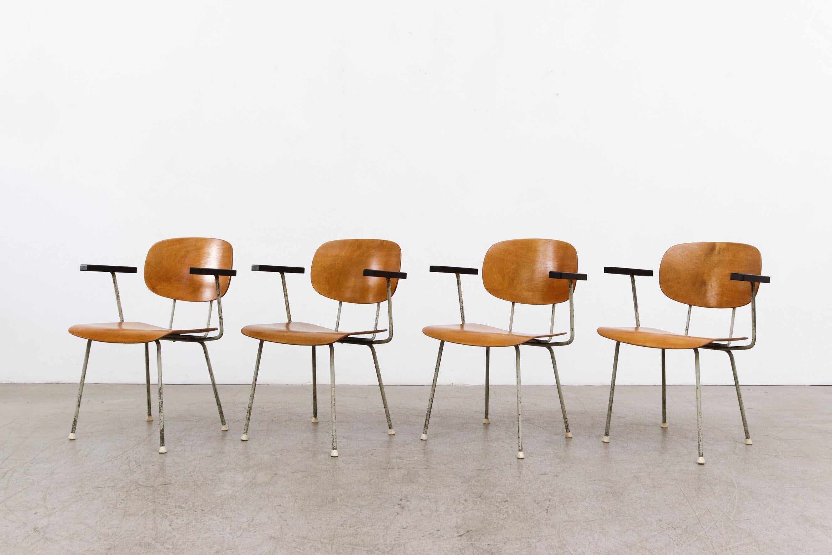 4er-Set  Wim Rietveld Modell „216“ Sessel für Gispen (Moderne der Mitte des Jahrhunderts) im Angebot