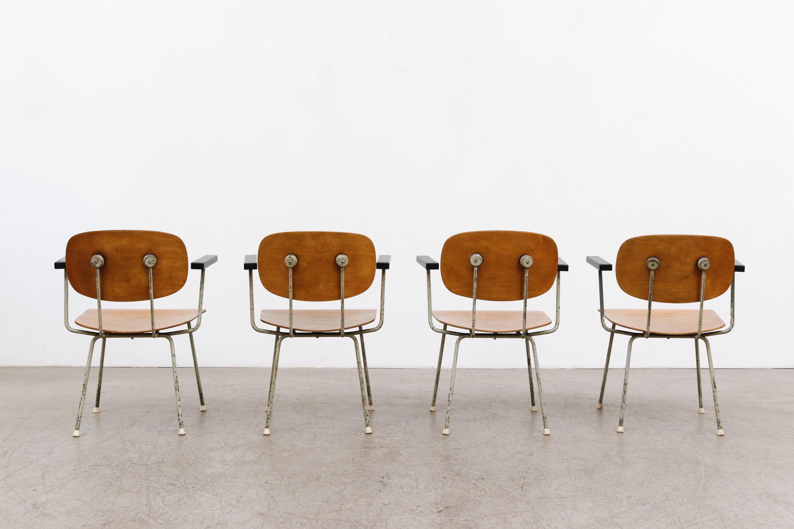 4er-Set  Wim Rietveld Modell „216“ Sessel für Gispen im Zustand „Gut“ im Angebot in Los Angeles, CA