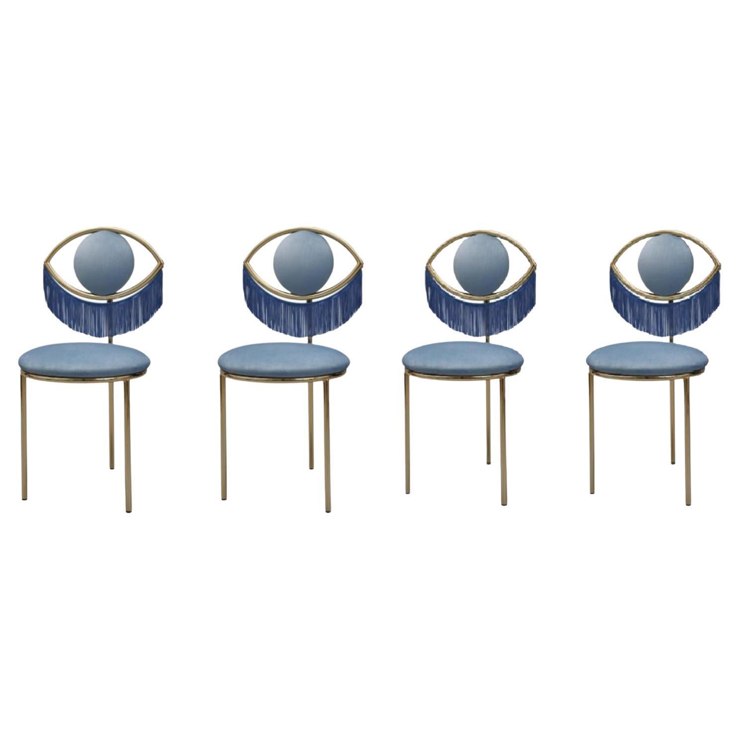 Set of 4 Wink Chairs by Masquespacio