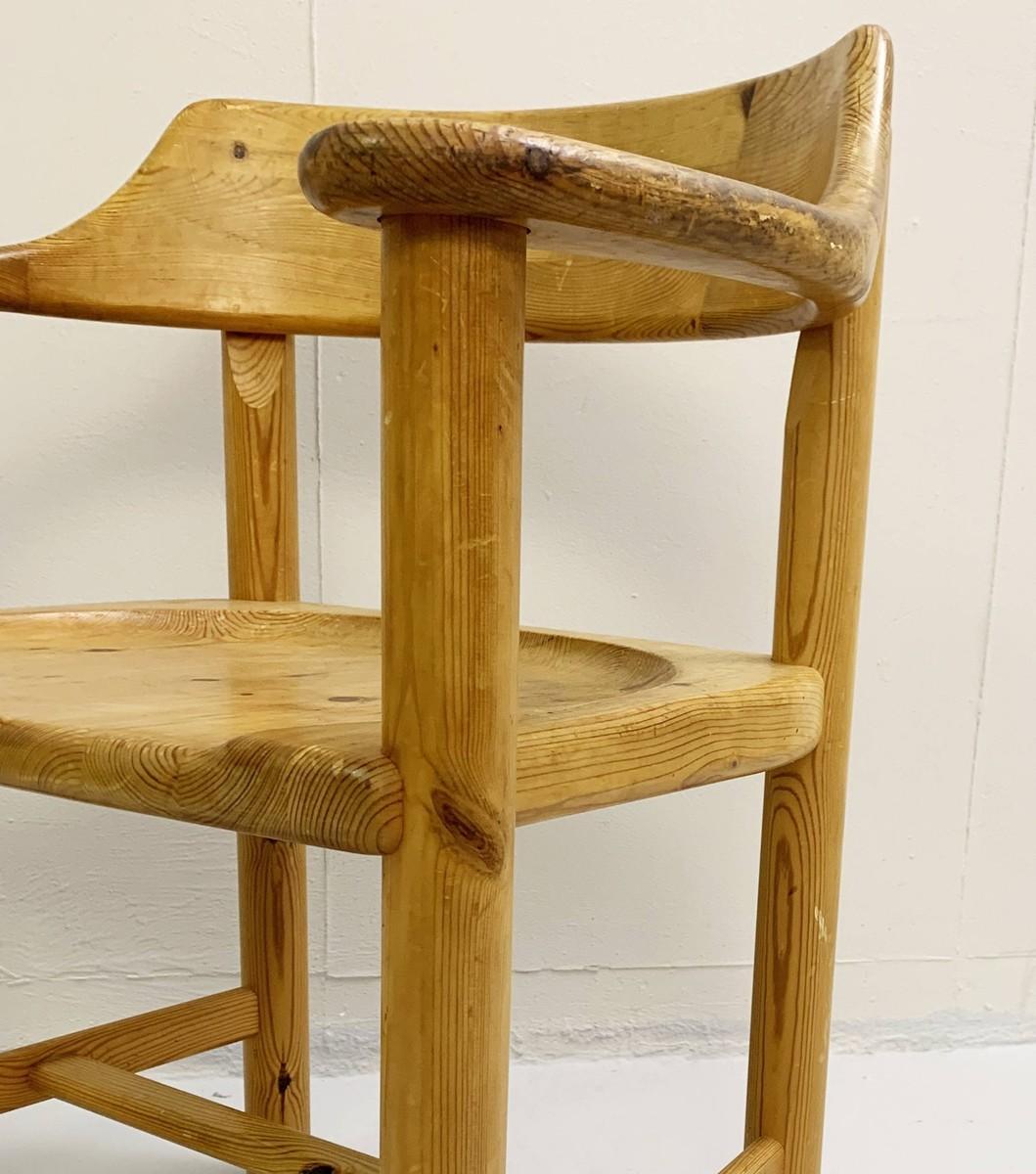 Bois Ensemble de 4 chaises en bois en vente