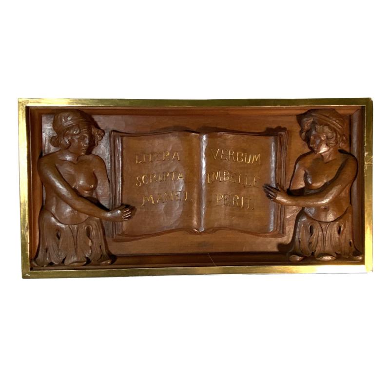 Tribal Set of 4 wooden carve panels For Sale
