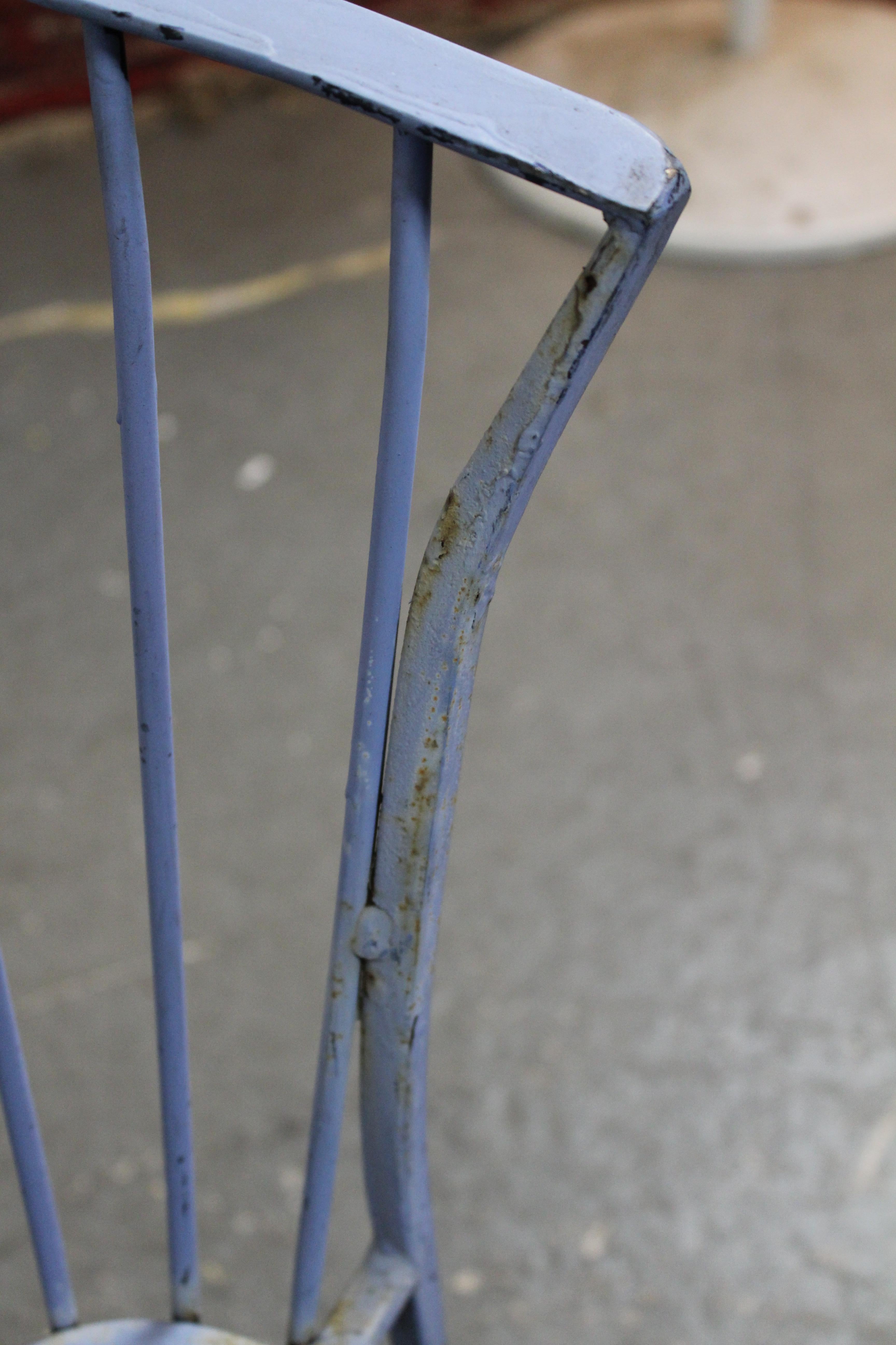 Set of 4 Wrought Iron 