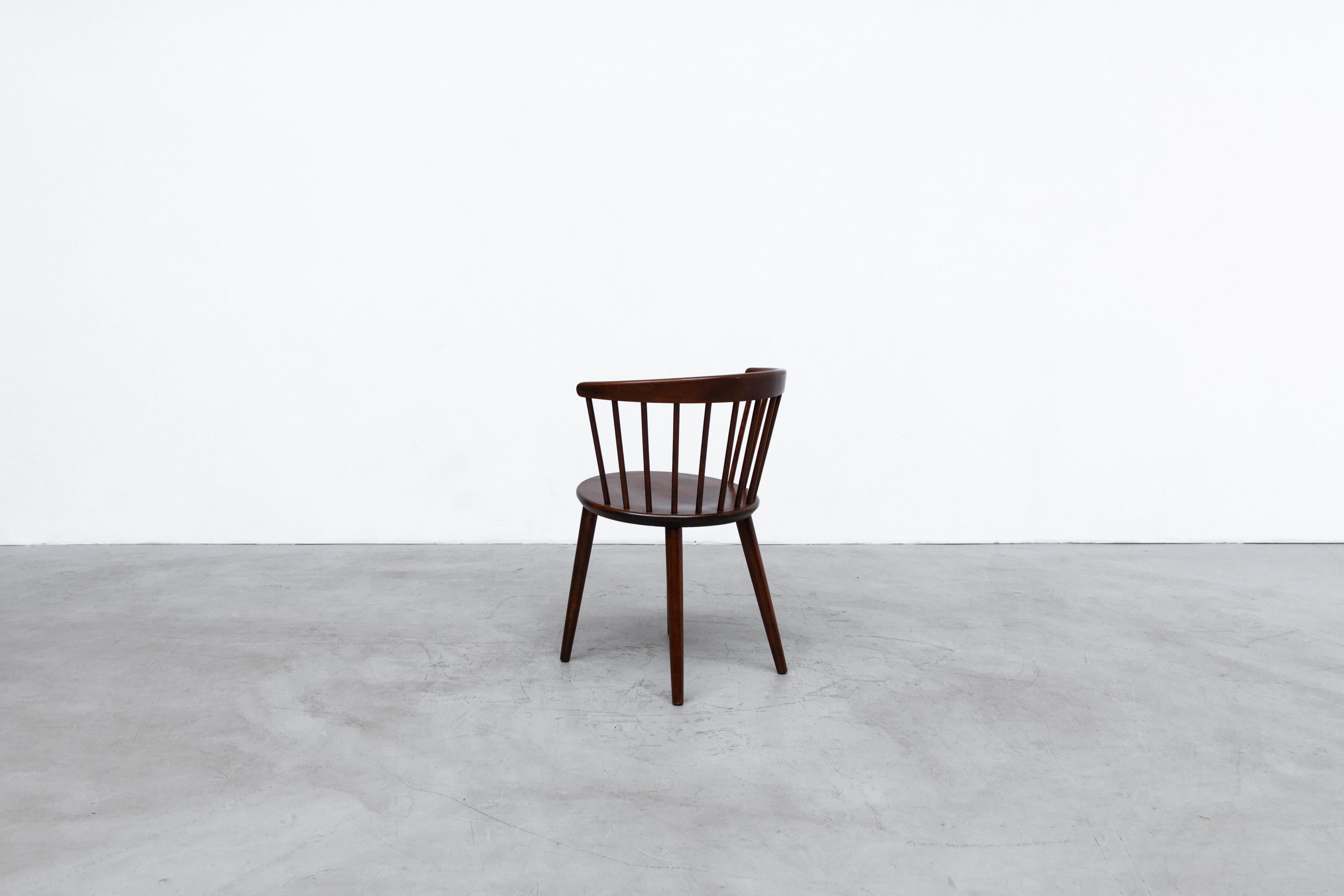 Set of 4 Yngve Ekstrom for Nesto V9 Spindle Back Chairs In Good Condition In Los Angeles, CA