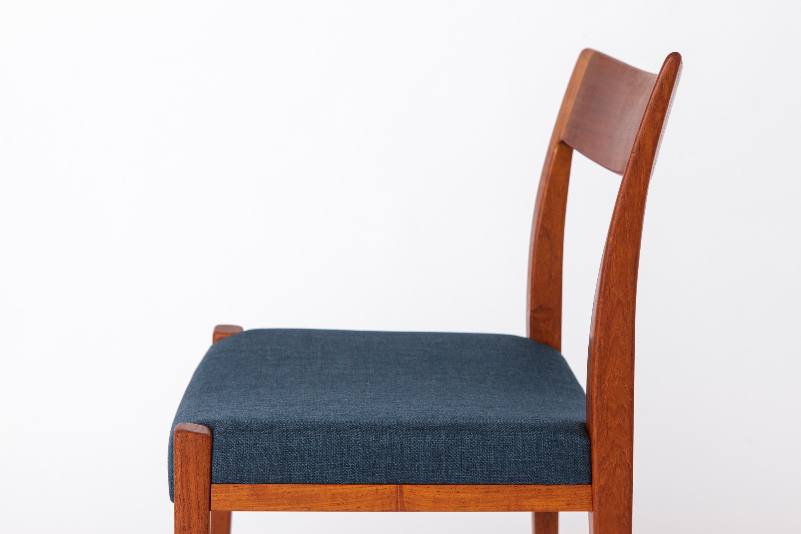 Set of 4 Yngve Ekström Kontiki Chairs  1960s Swedish Teak  Hugo Troeds Pulido en venta