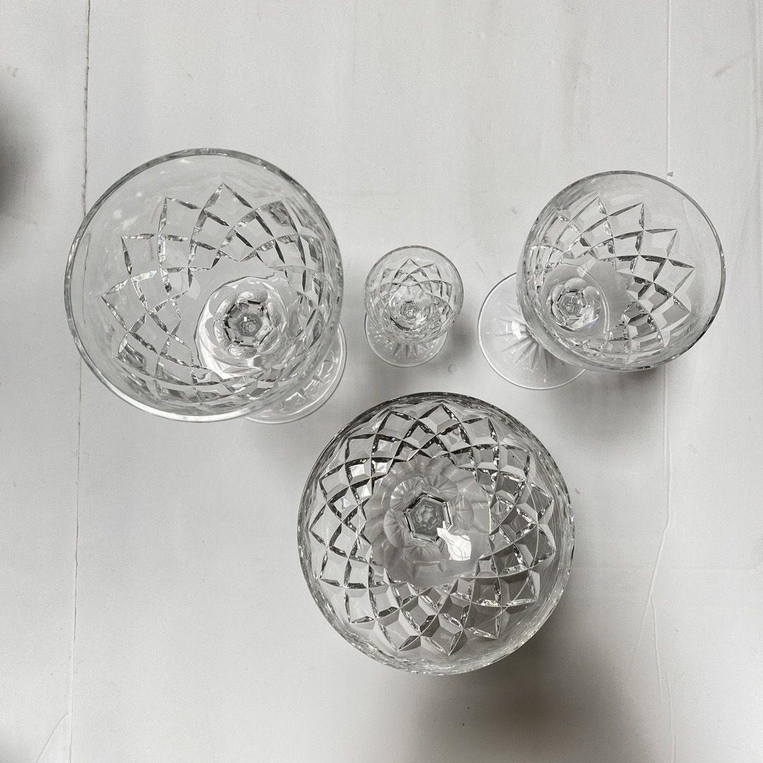 Set of 40 Pieces Crystal Waterford Goblets For Sale 4