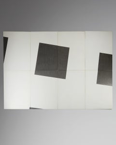 Satz von 456 bemalten Tafeln "Ändlös Vägg"/"Endlose Wand" von Einar Höste, Schweden