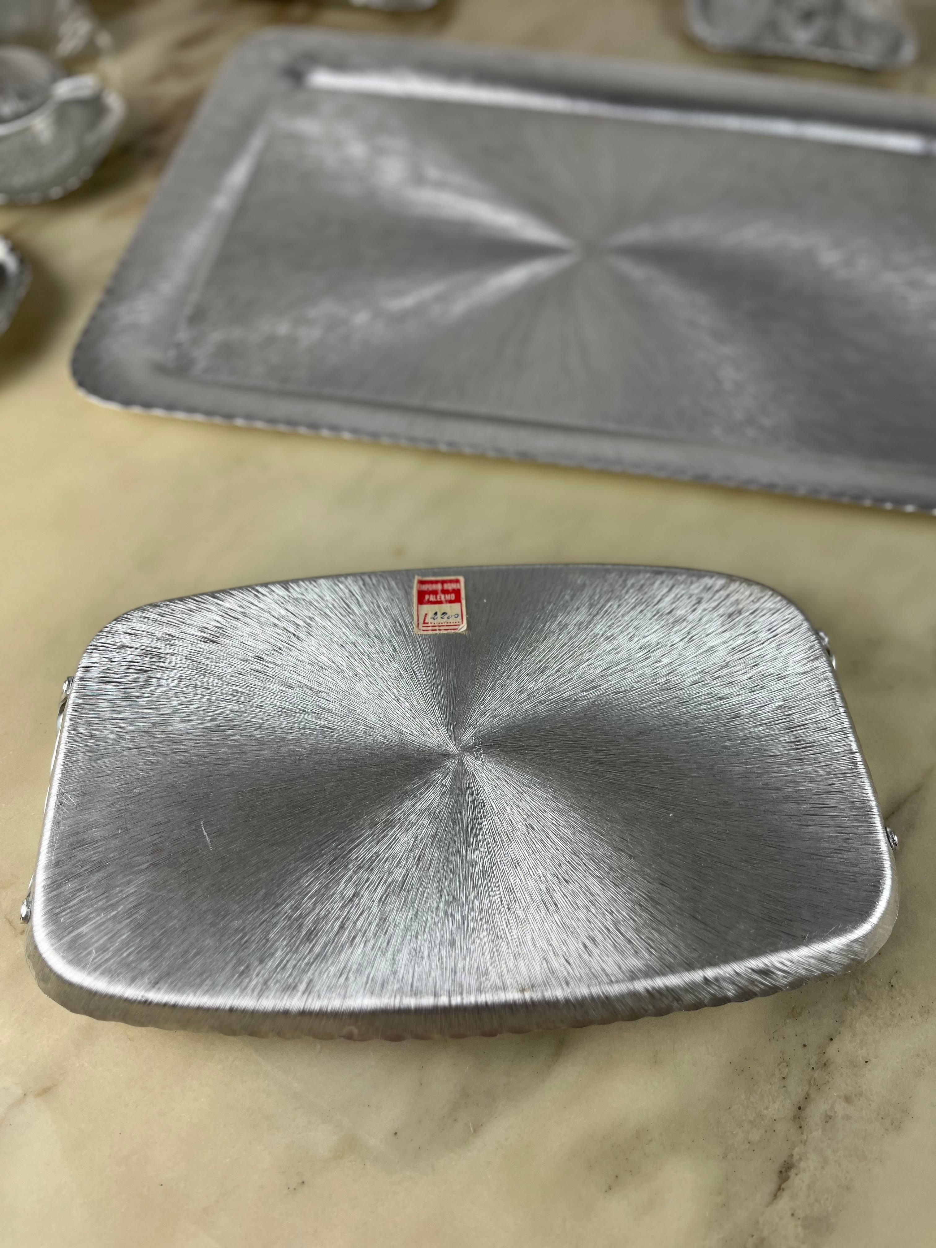 Ensemble de 46 pièces d'accessoires de table vintage, fabriqués en Italie, années 1970 en vente 1