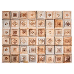 Vintage Set of 48 ceramic tiles by Roger Capron, France - 1970s 