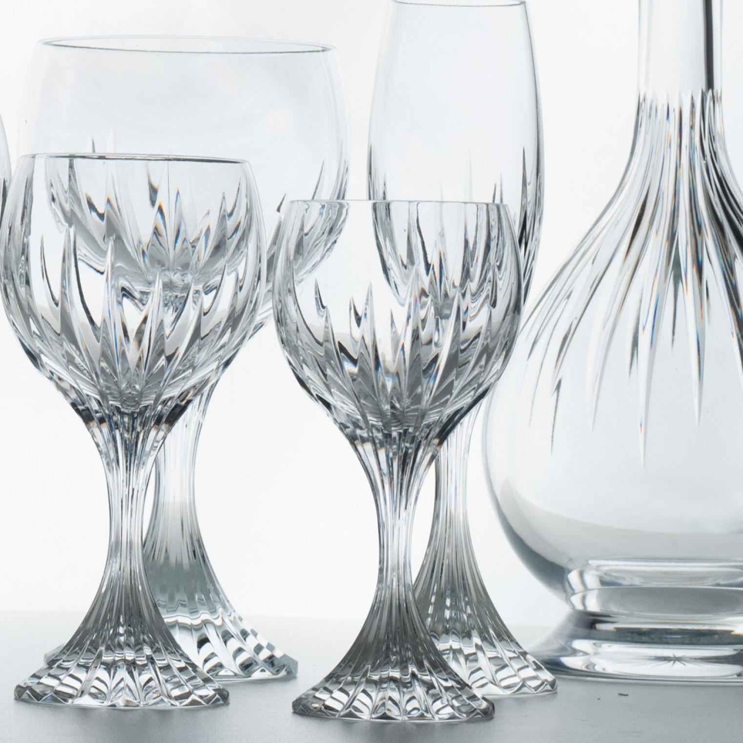 Set of 49 Exquise Baccarat Massena Crystal Pieces, France, 1990 im Angebot 5