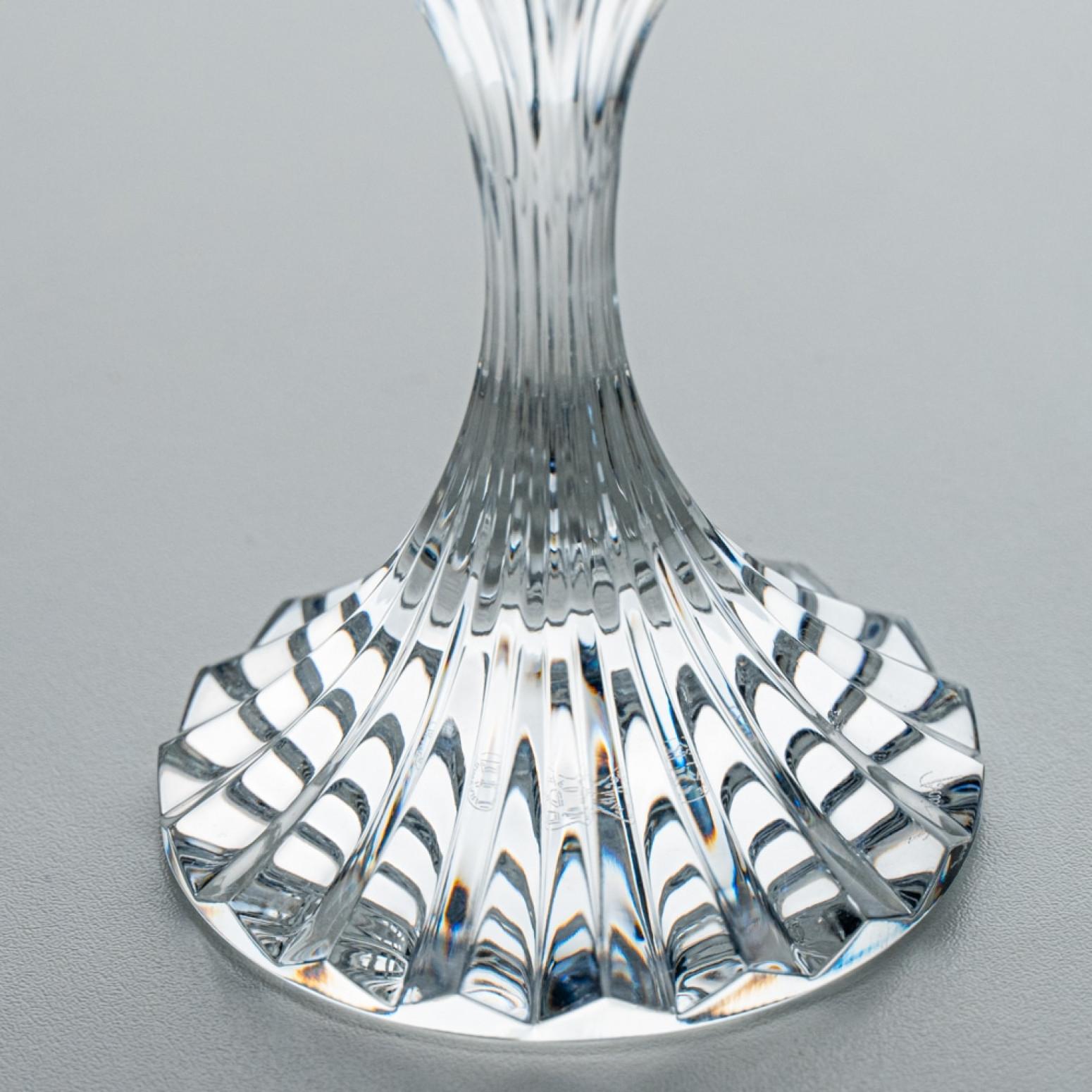 French Set of 49 Exquise Baccarat Massena Crystal Pieces, France, 1990 For Sale