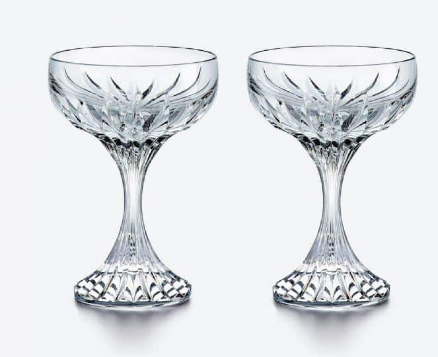 Hand-Crafted Set of 49 Exquise Baccarat Massena Crystal Pieces, France, 1990 For Sale