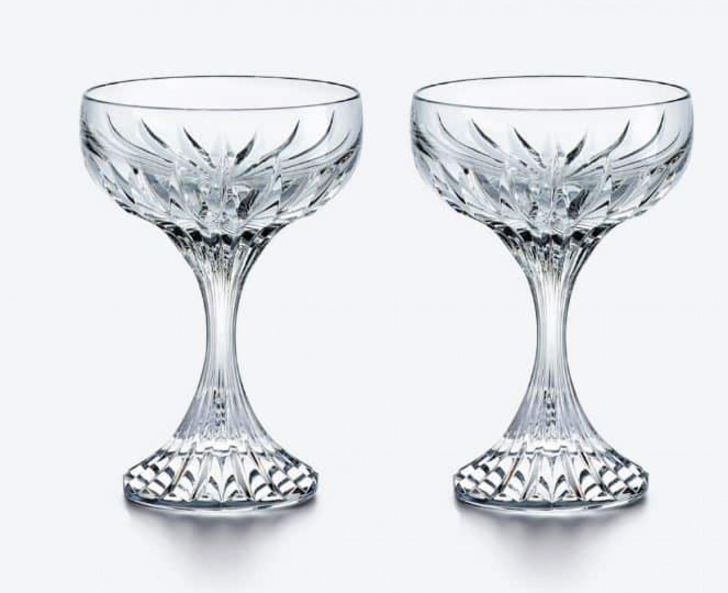 Hand-Crafted Set of 49 Exquise Baccarat Massena Crystal Pieces, France, 1990 For Sale