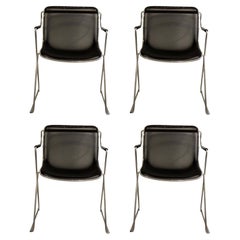 Set of 4x Charles Pollock for Castelli "Penelope" Chairs Arkitectura