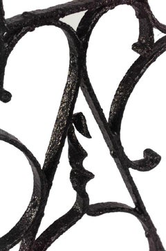 Set of 5 19th Century American Victorian Iron Scroll Gates
