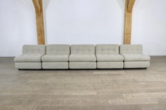Set of 5 Amanta Sofa Elements in Bouclé by Mario Bellini for B&B Italia, 1970s