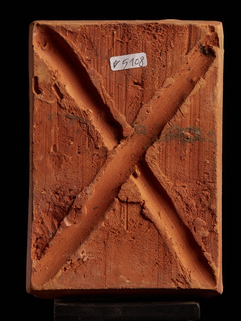 Set of 5 Antique Earthenware Tiles For Sale at 1stDibs