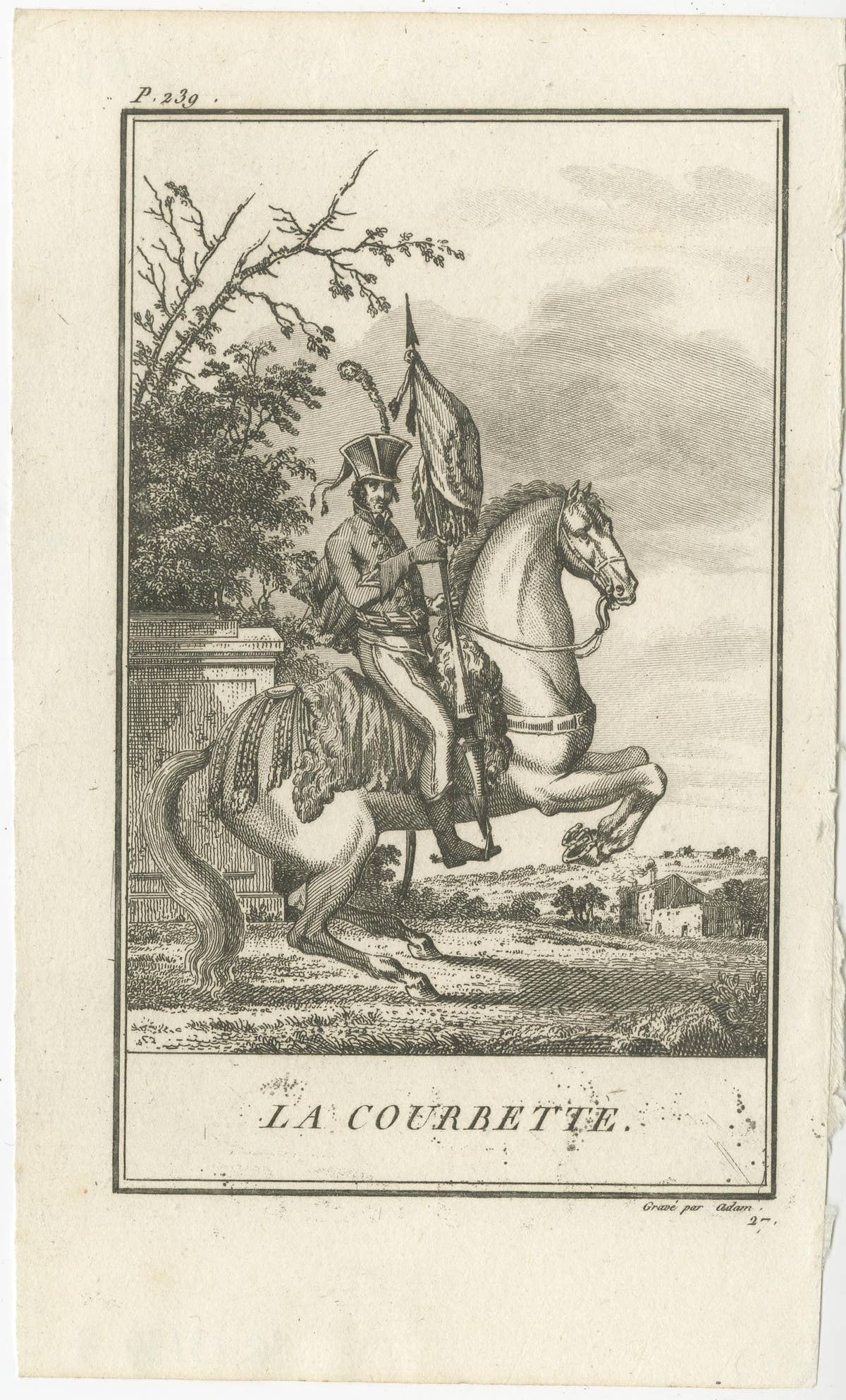 Set of 5 Antique Horse Riding Prints, Le Piaffer, La Galopade, La Courbette