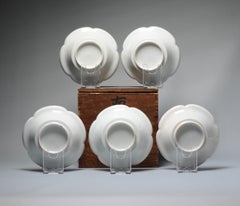 Set von 5 antiken Kaiseki-Schalen aus chinesischem Porzellan im Kakiemon-Stil, 18./19. Jahrhundert