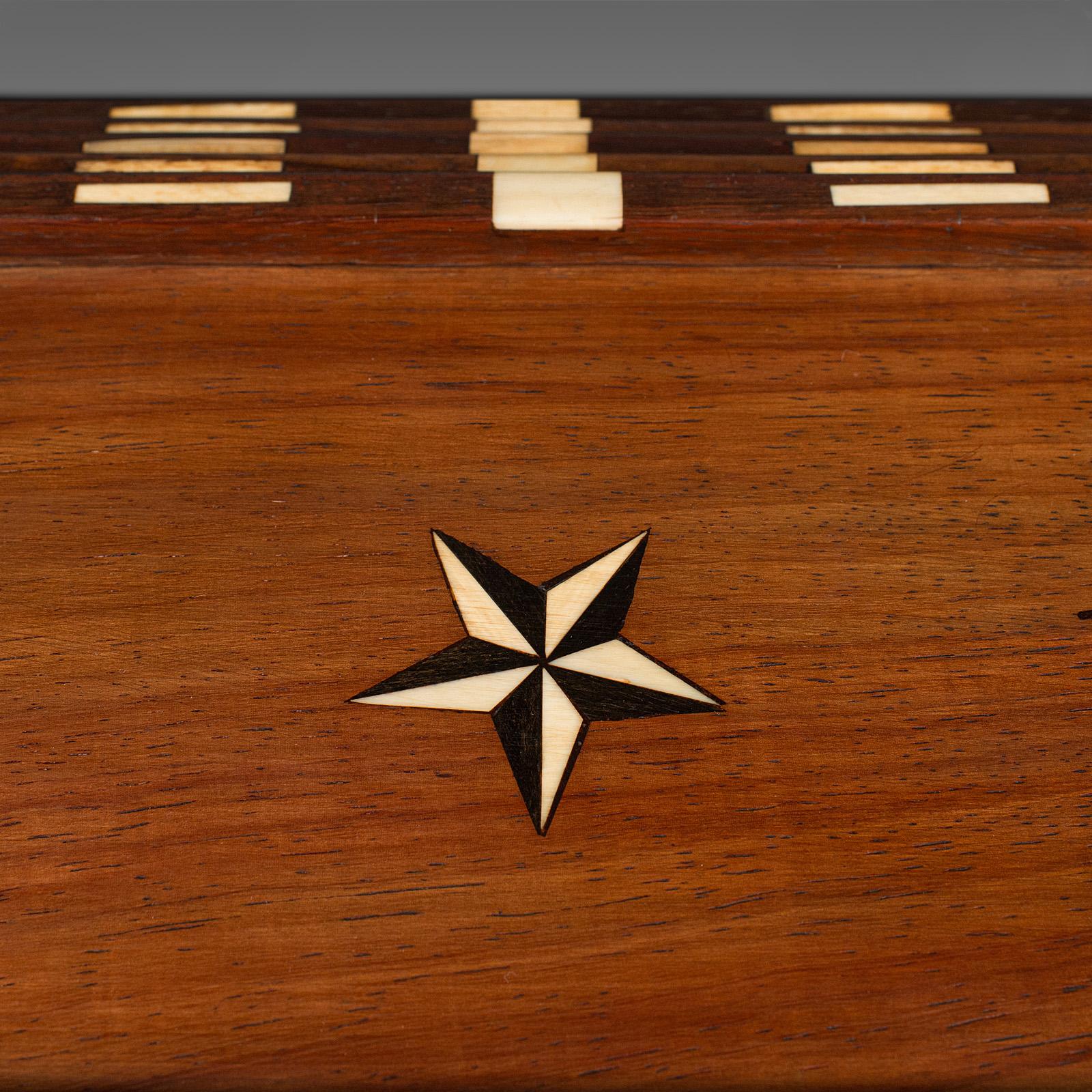 Set of 5 Antique Stacked Serving Trays, AngloIndian, Afternoon Tea