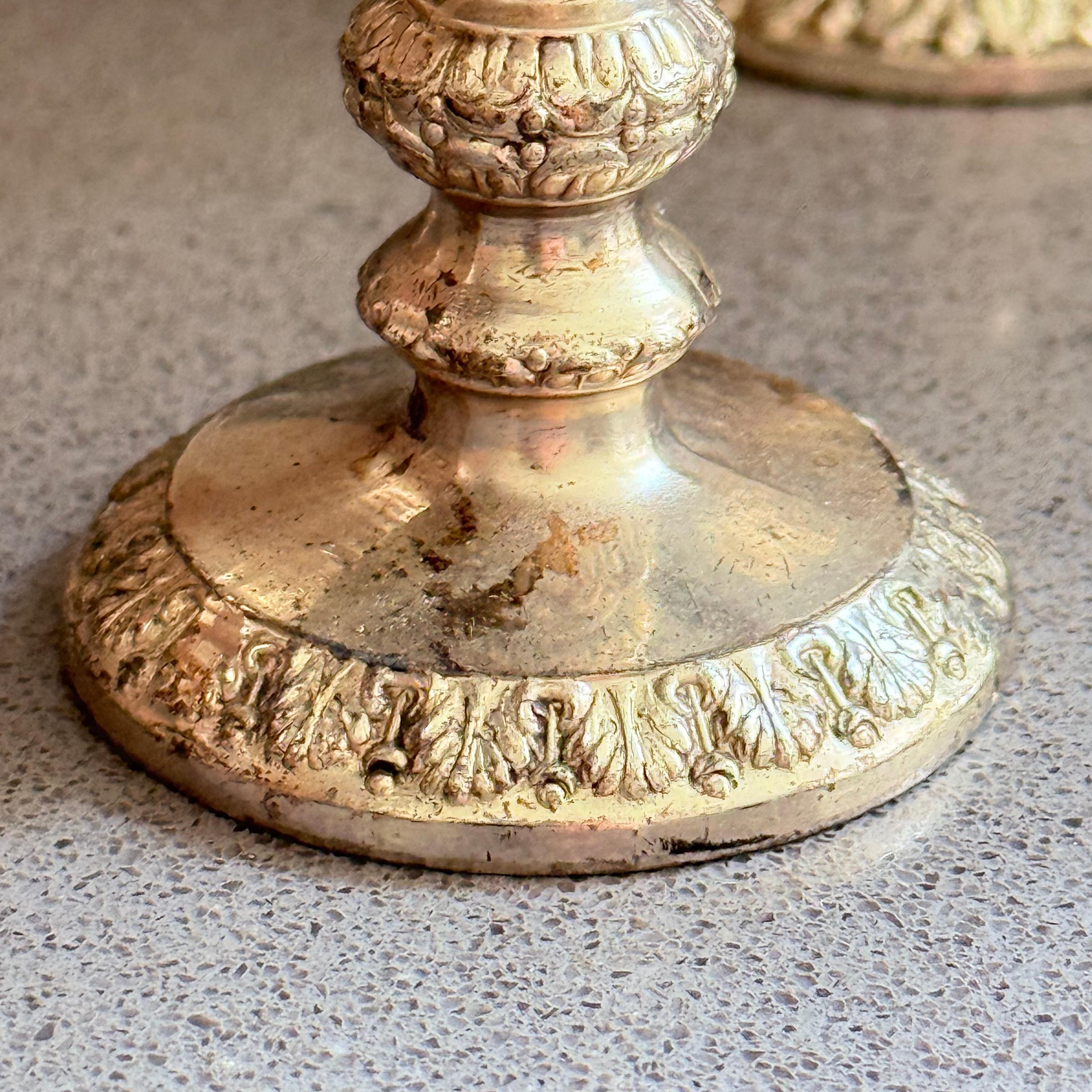 Argent Ensemble de 5 coquetiers / mini gobelets dorés à l'ancienne en métal argenté, Japon en vente