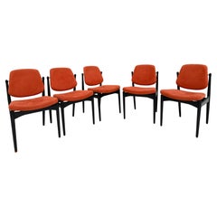 Set of 5 Arne Vodder Dining Chairs for France & Son