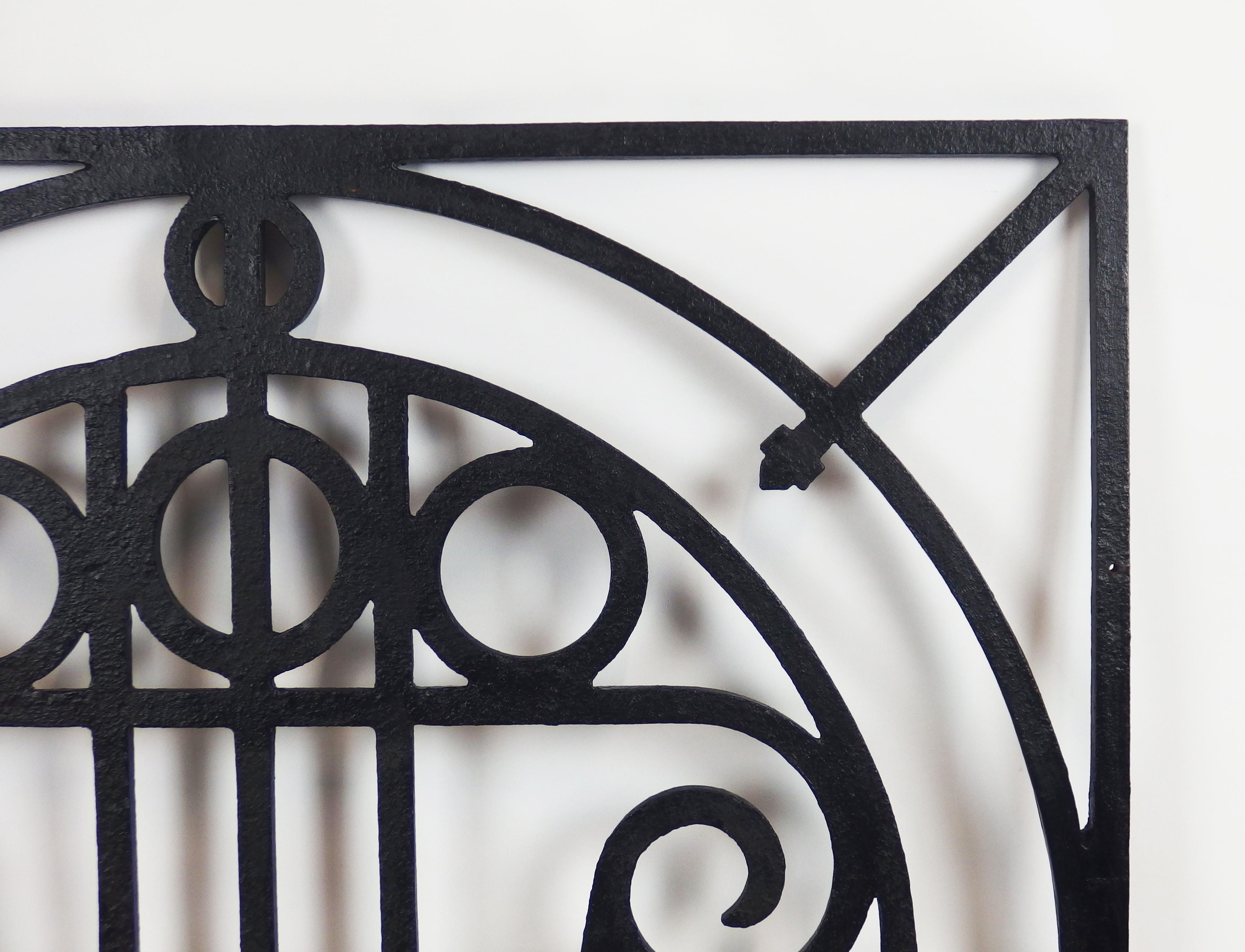 5 Art Deco Cast Iron Fences For Sale 4