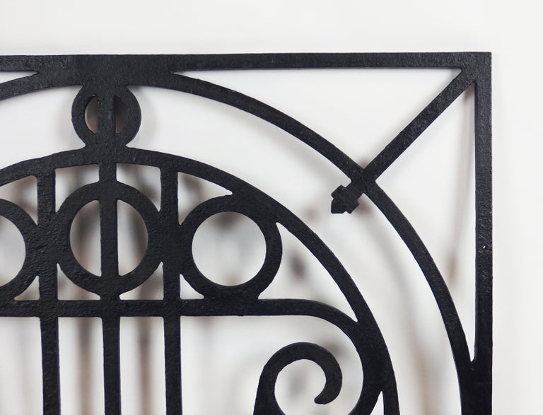 5 Art Deco Cast Iron Fences For Sale at 1stDibs art deco fence