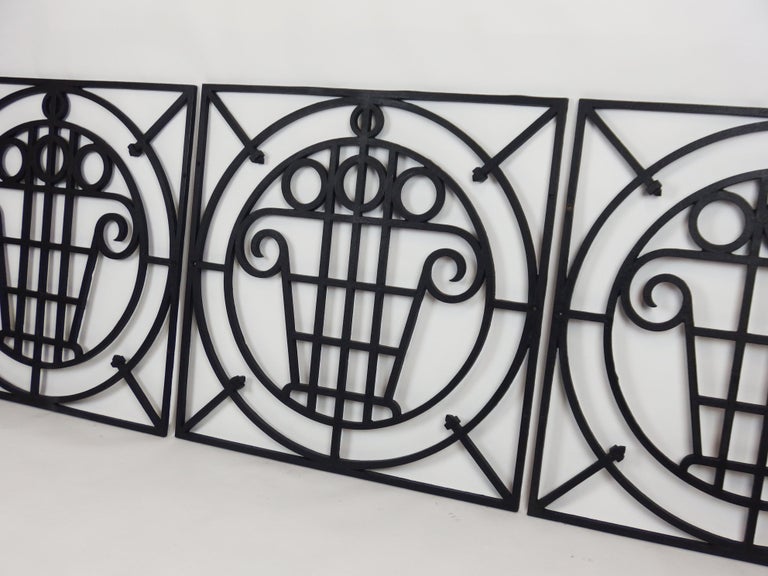 5 Art Deco Cast Iron Fences For Sale at 1stDibs art deco fence