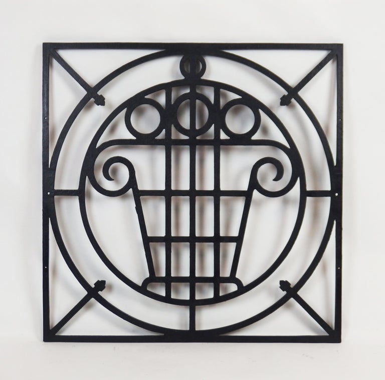 5 Art Deco Cast Iron Fences For Sale at 1stDibs art deco fence