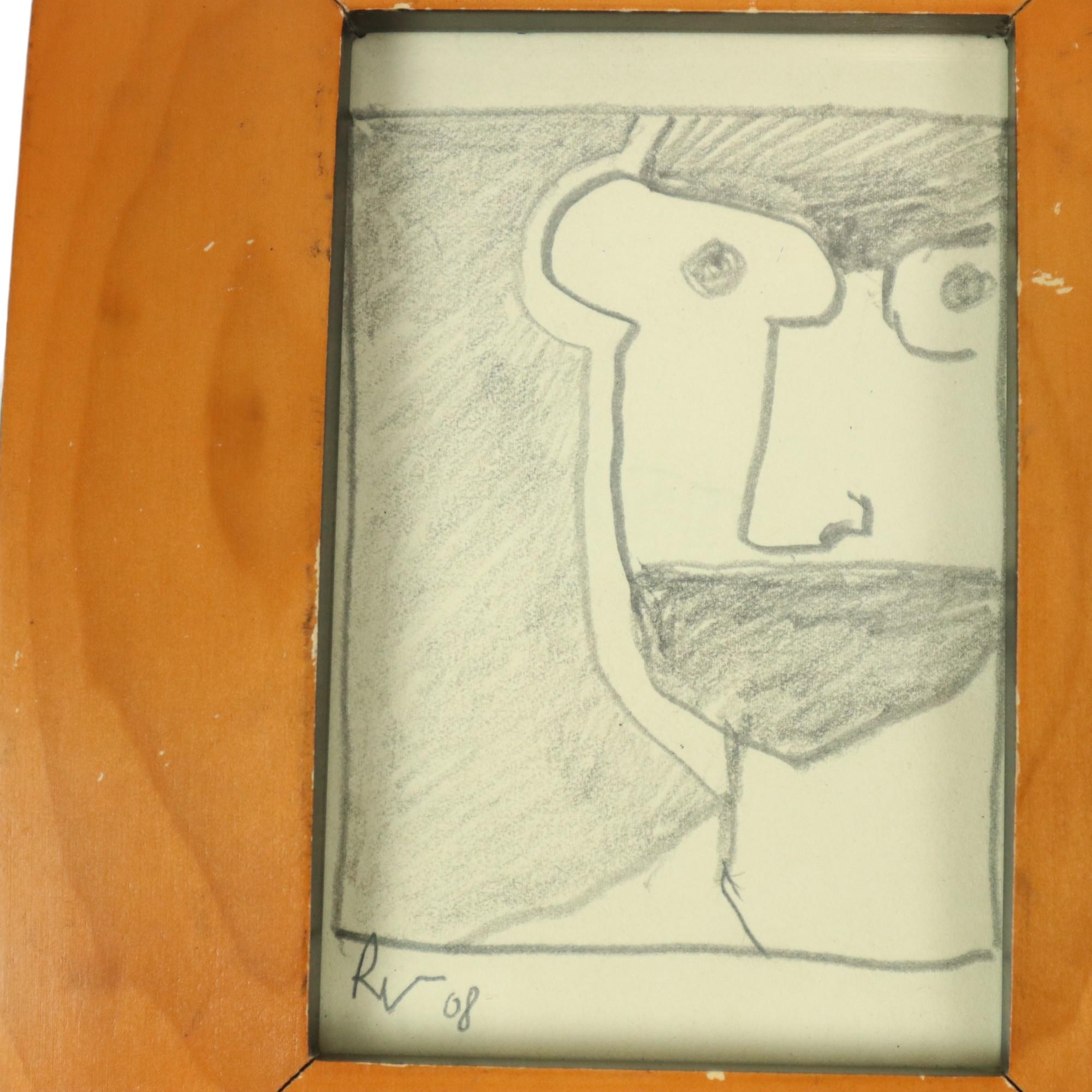Set of 5 Art Sketches by Roger Vansevenant (1922-2013) For Sale 7