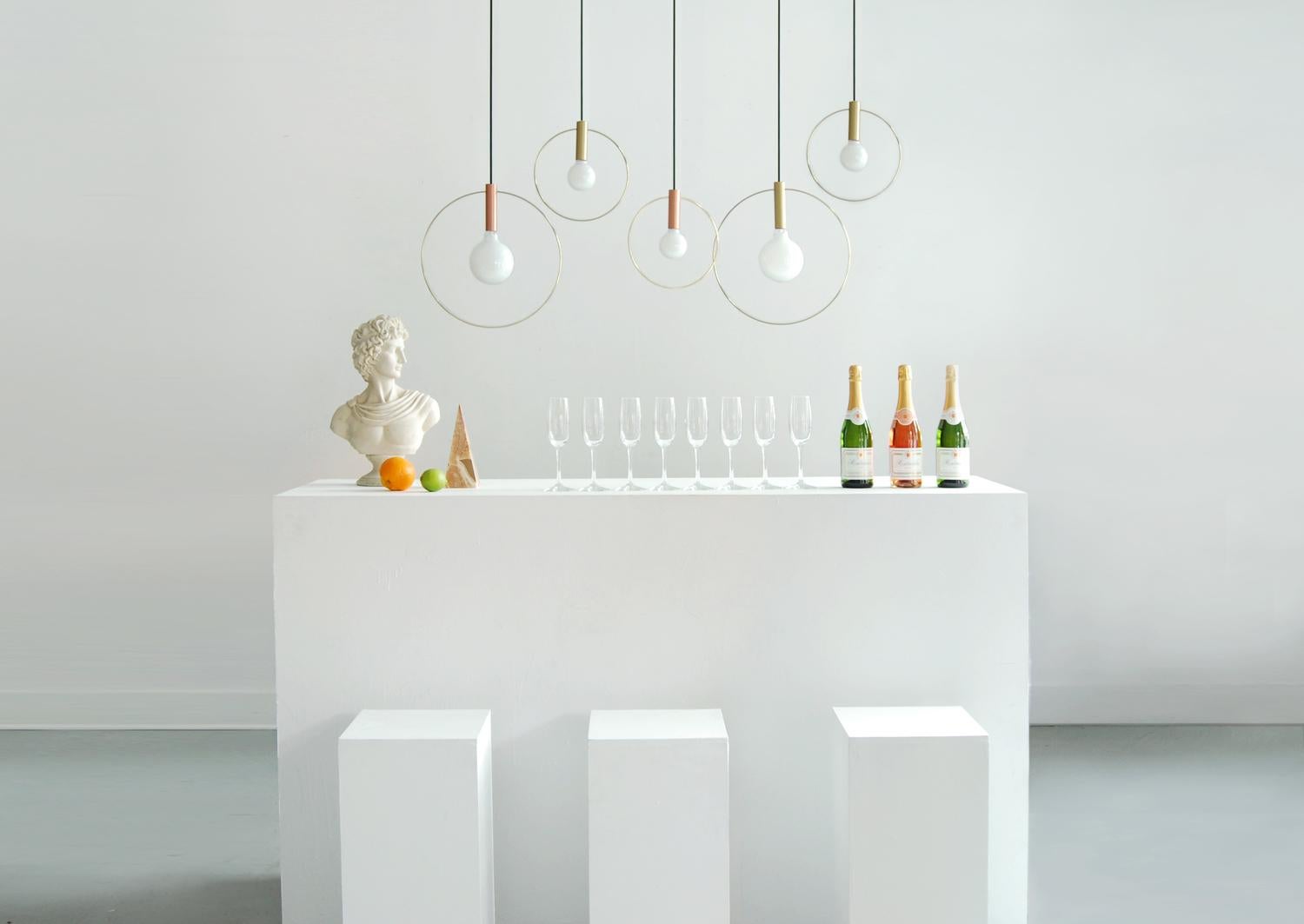 Moderno Set di 5 luci The Row di Ladies & Gentlemen Studio in vendita