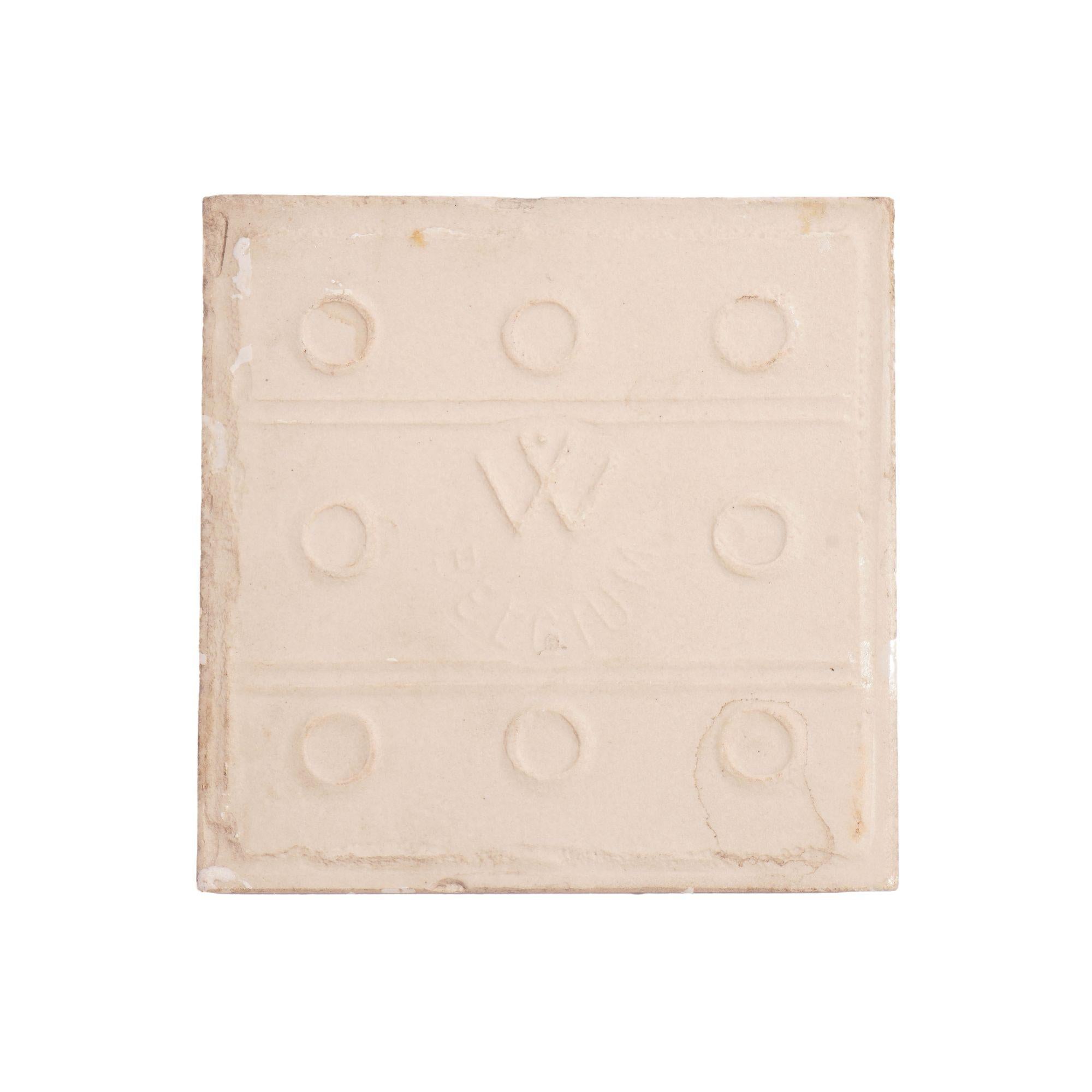 18th Century Set of 5 Belgian faience tiles of imaginary fish, c. 1920 For Sale