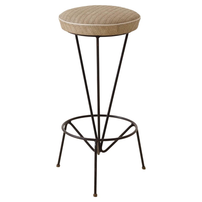 Set of 5 Brazilian High Stools, Carlo Hauner and Martin Eisler, Forma S