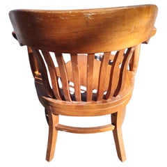 Set di 5 sedie da sala giurie in noce del 1946 di Gunlocke Chair Co.