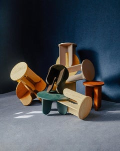 Set of 5 Capsule Stools by Owl
