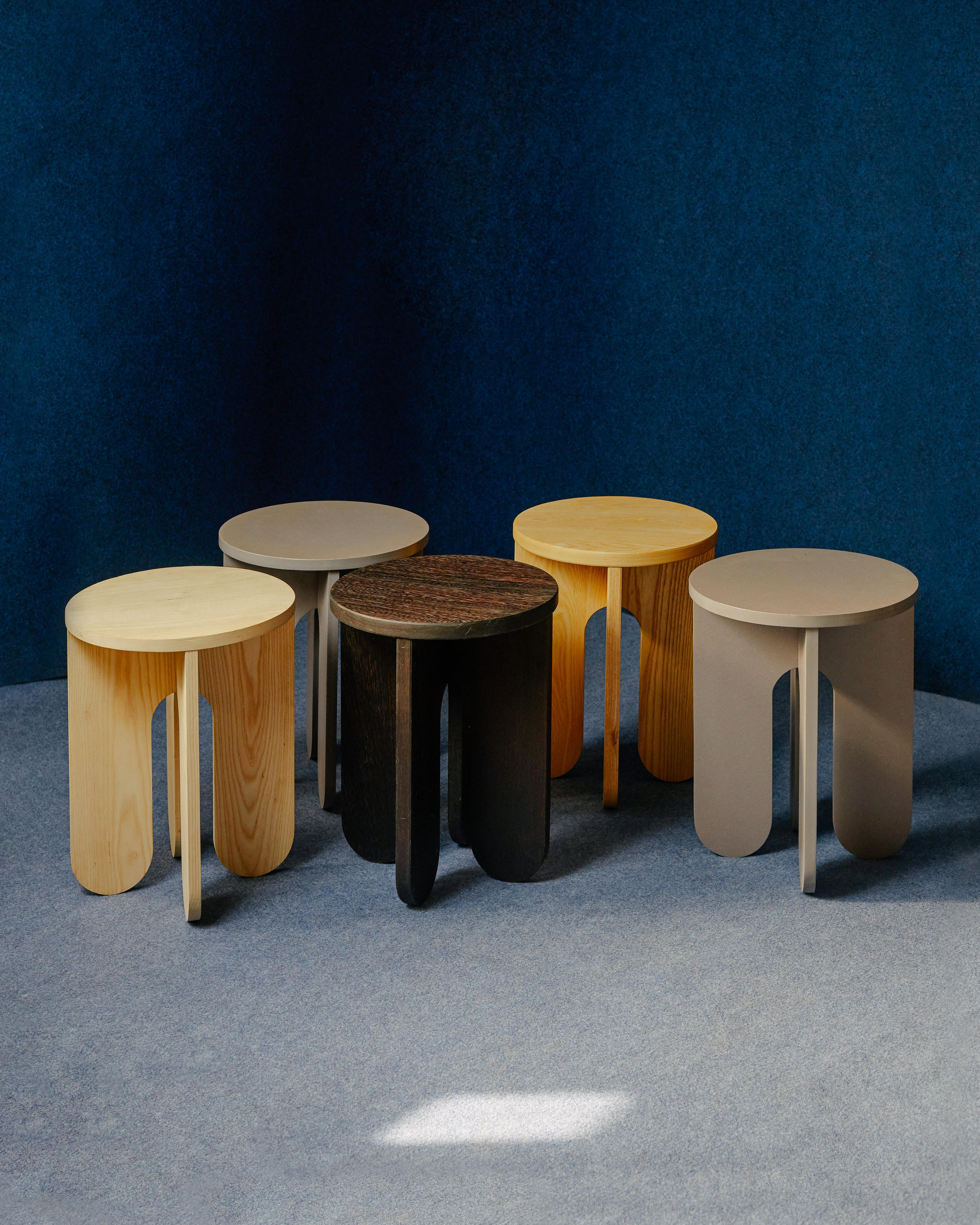 Set of 5 Capsule Stools by Owl 13