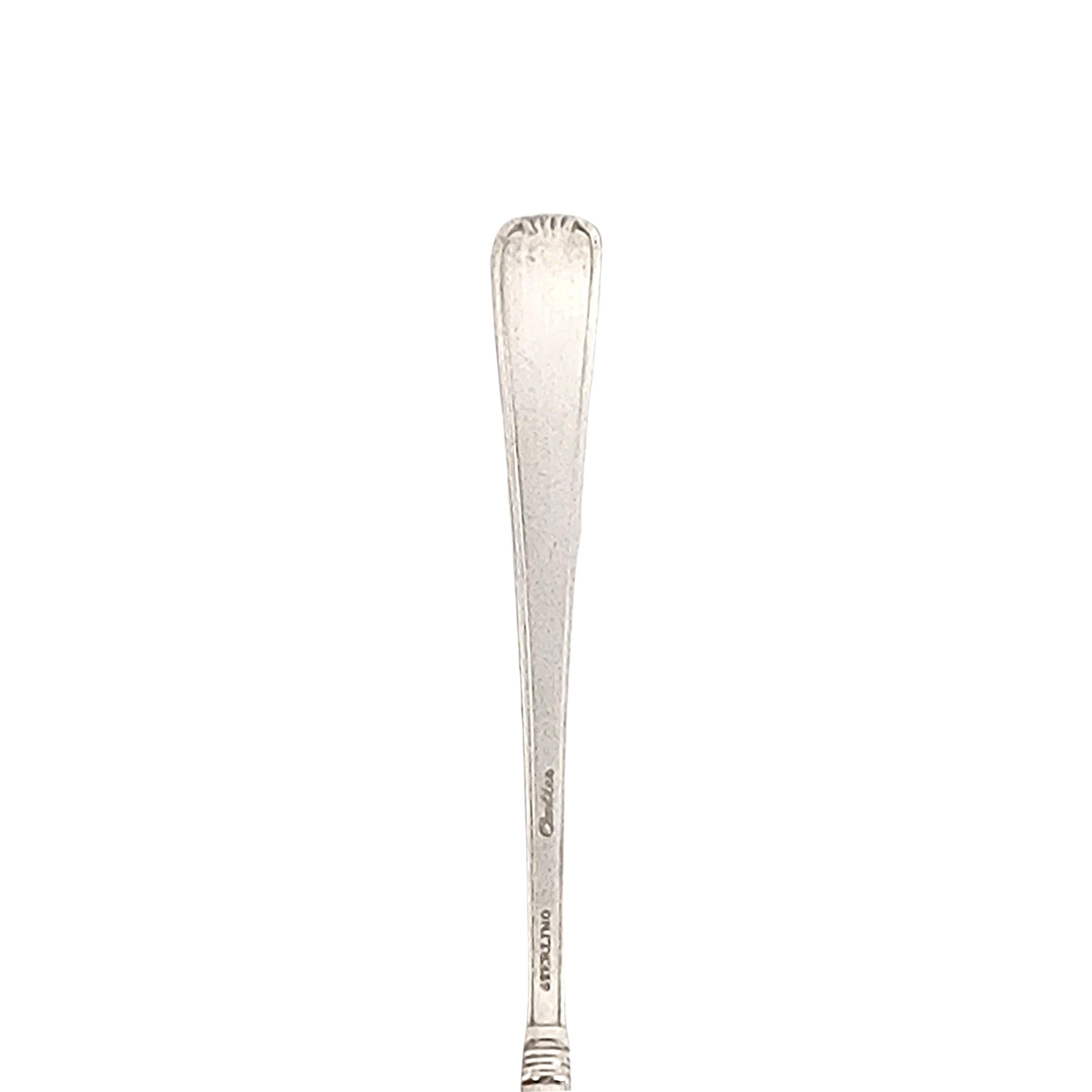 Set of 5 Cartier Sterling Marie Louise Ice Cream Forks with Monogram #14892 1