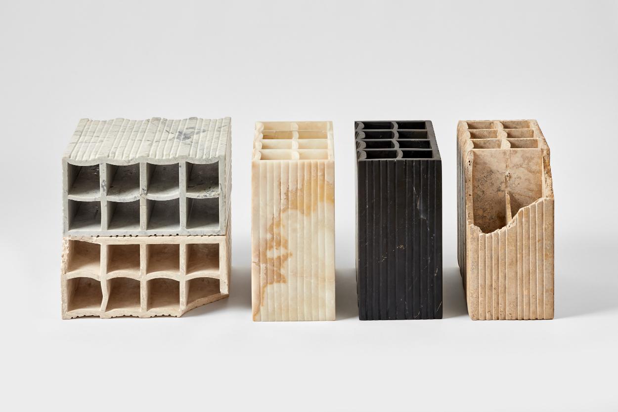 Modern Set of 5 Ceiling Bricks by Estudio Rafael Freyre For Sale