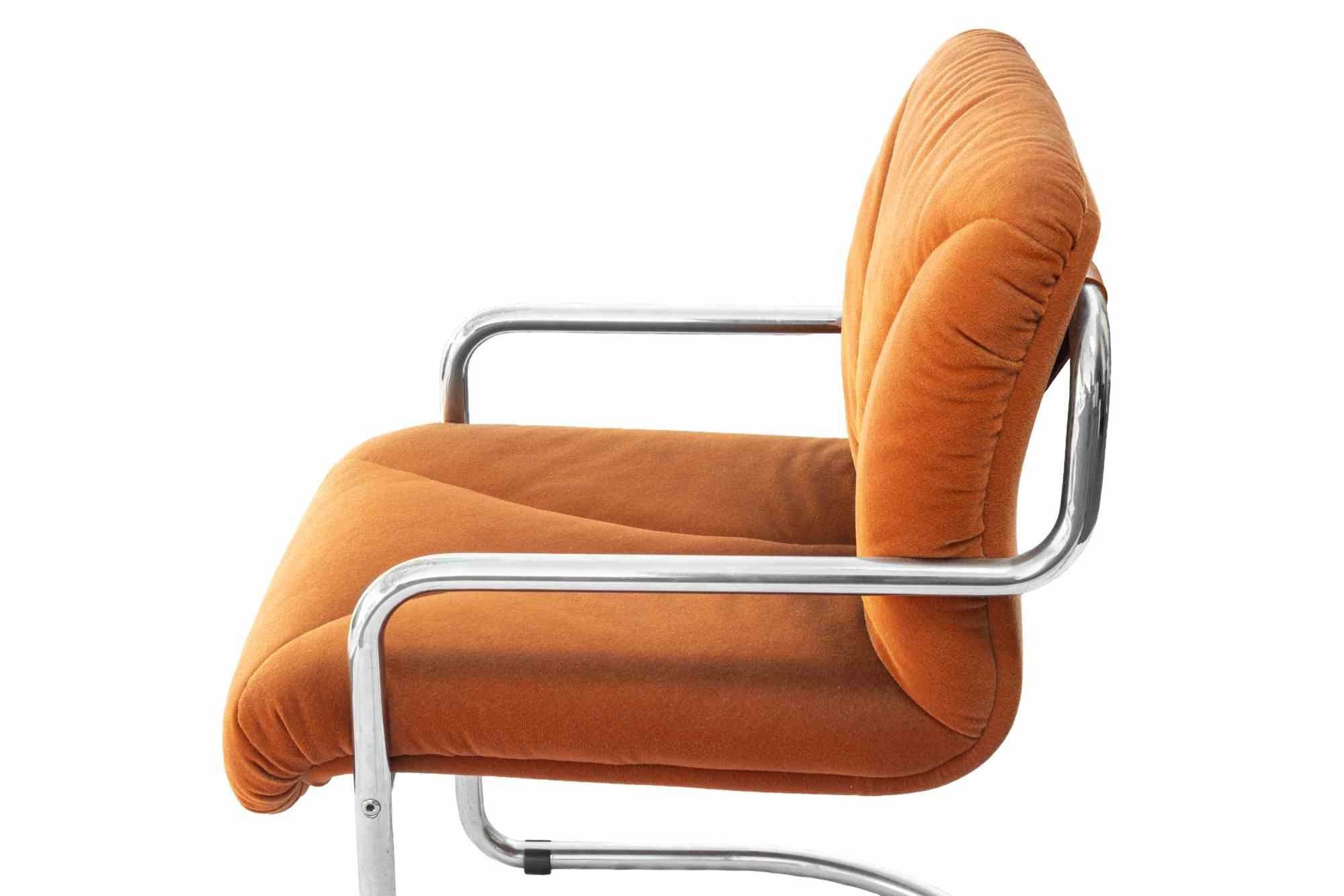 Late 20th Century Set of 5 Chairs  by Guido Faleschini for I4Mariani Italia, 1970s For Sale