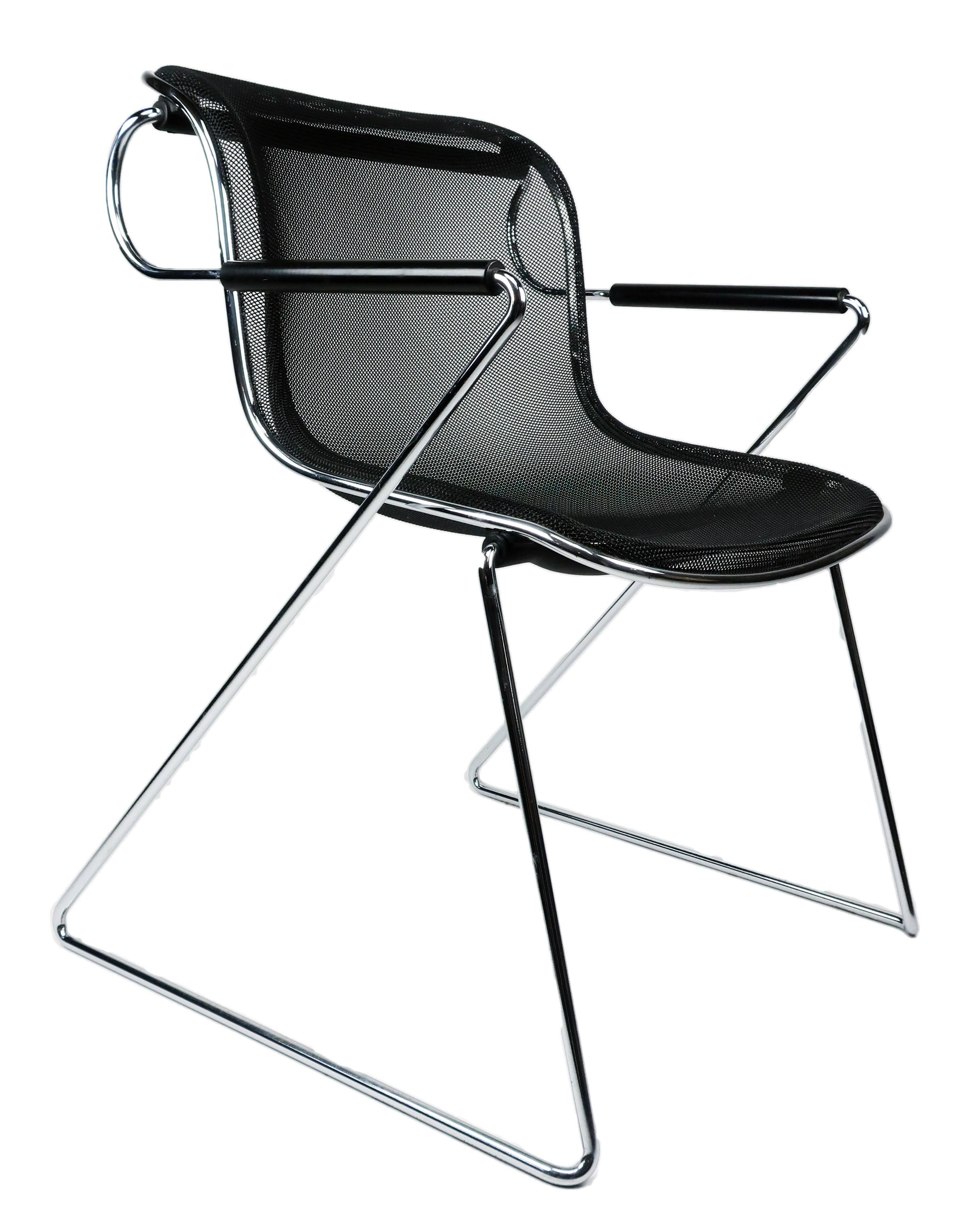 Set of Five Charles Pollock Penelope Chairs for Castelli 2