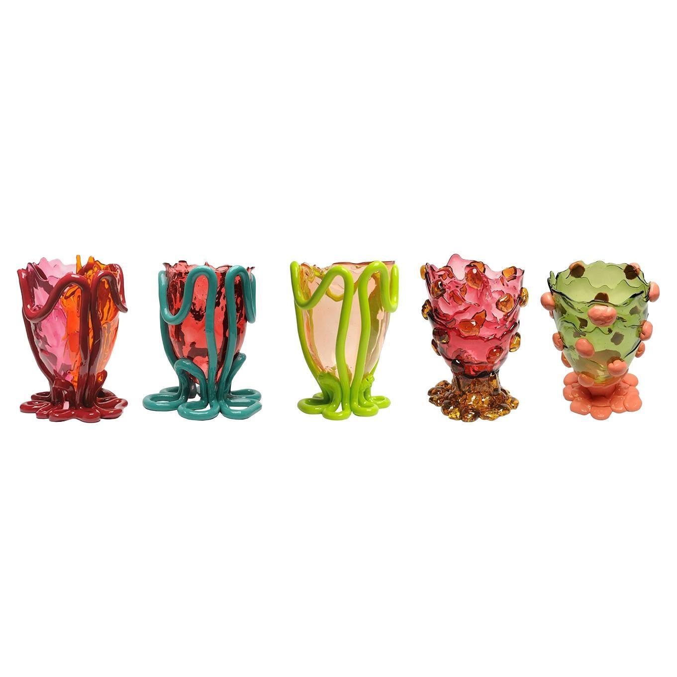 Set di 5 vasi colorati di Gaetano Pesce in vendita
