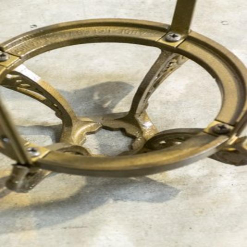 Set of 5 Copper and Brass City of Paris Lanterns, 1970s For Sale 3